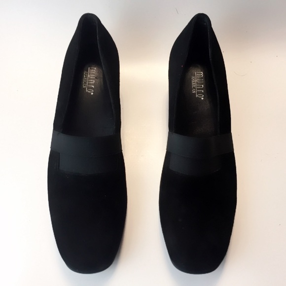 Munro Shoes New Munro Elegant Black Velvet Dress Shoes Poshmark